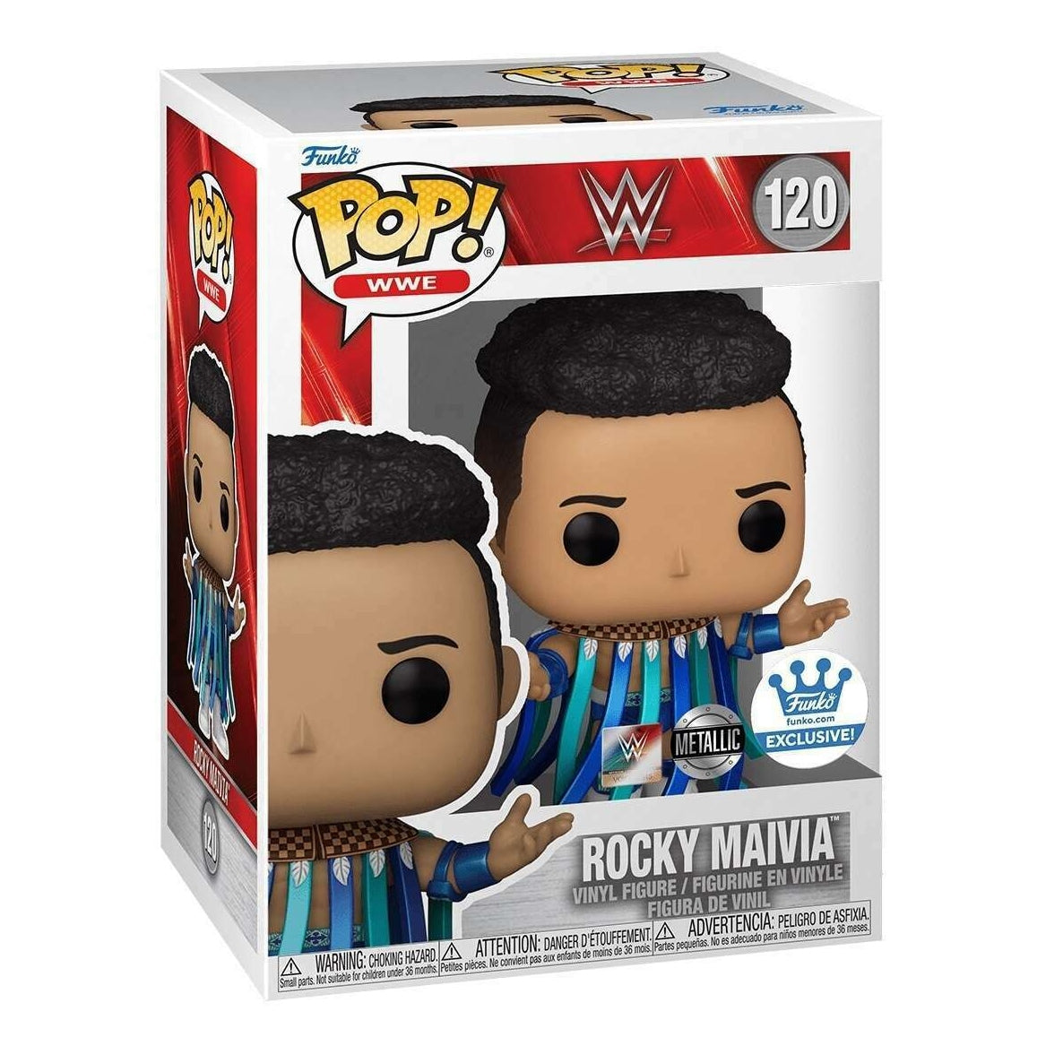 Funko POP! WWE: Rocky Maivia (Exclusive) Vinyl Figure #120