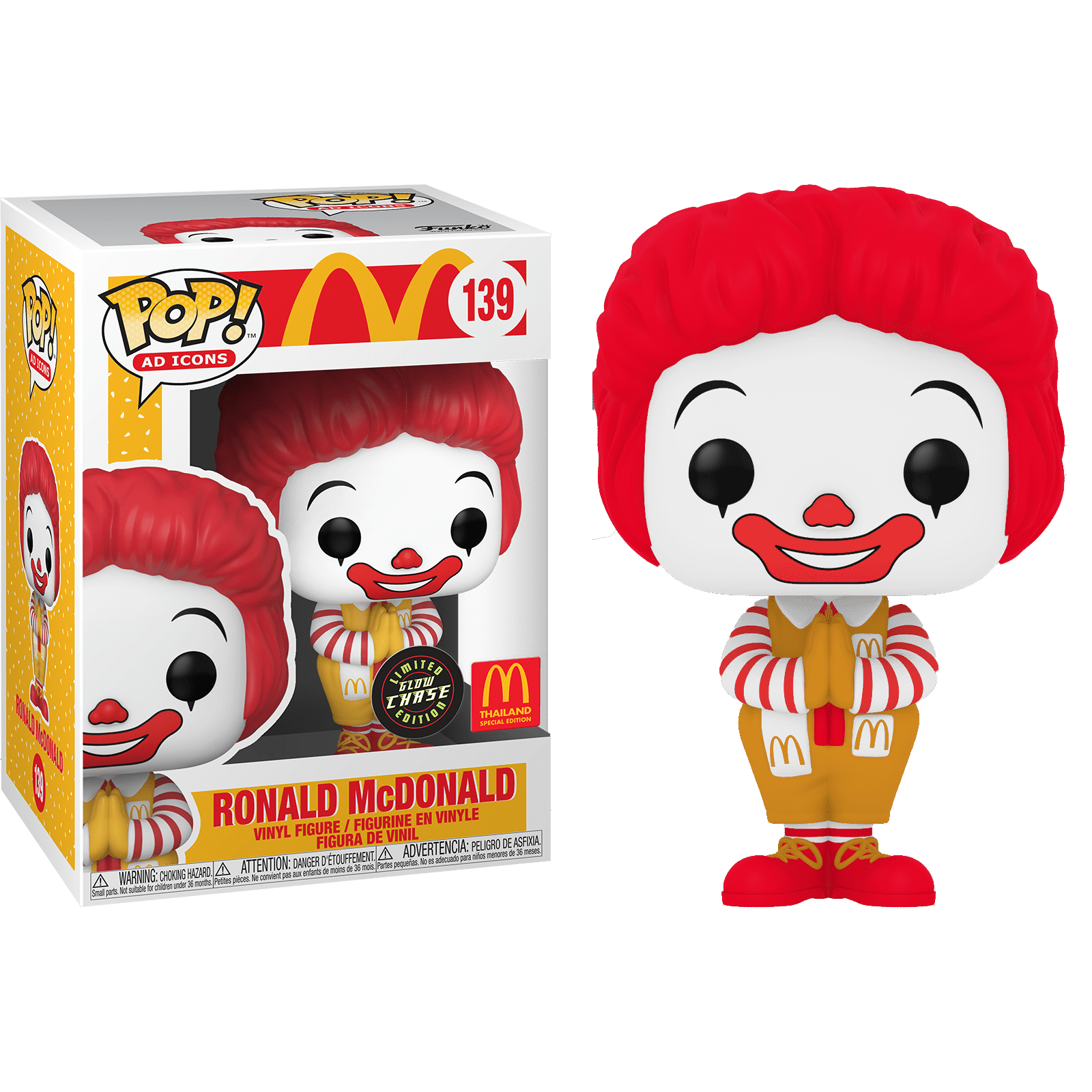 Funko Pop! McDonald's: Ronald McDonald (Chase) Vinyl Figure #139