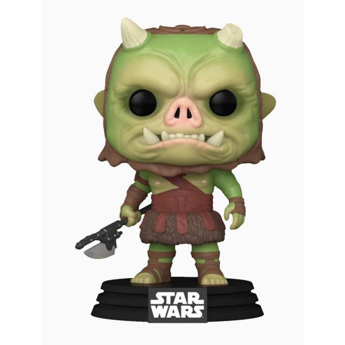 Funko Pop! Star Wars - The Mandalorian: GAMORREAN FIGHTER #406 + Protector - Boxed Vinyl