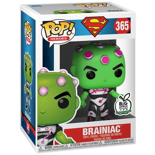Funko Pop! DC Heroes: Brainiac #365 Exclusive + Protector - Boxed Vinyl
