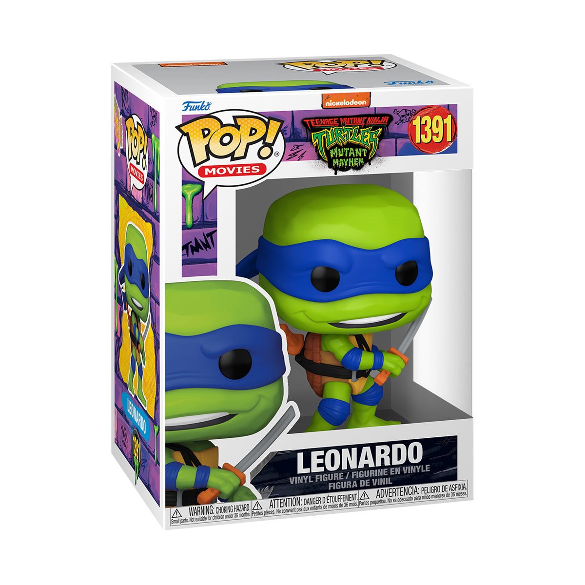 Funko Pop! Teenage Mutant Ninja Turtles Mutant Mayhem: Leonardo Vinyl Figure #1391
