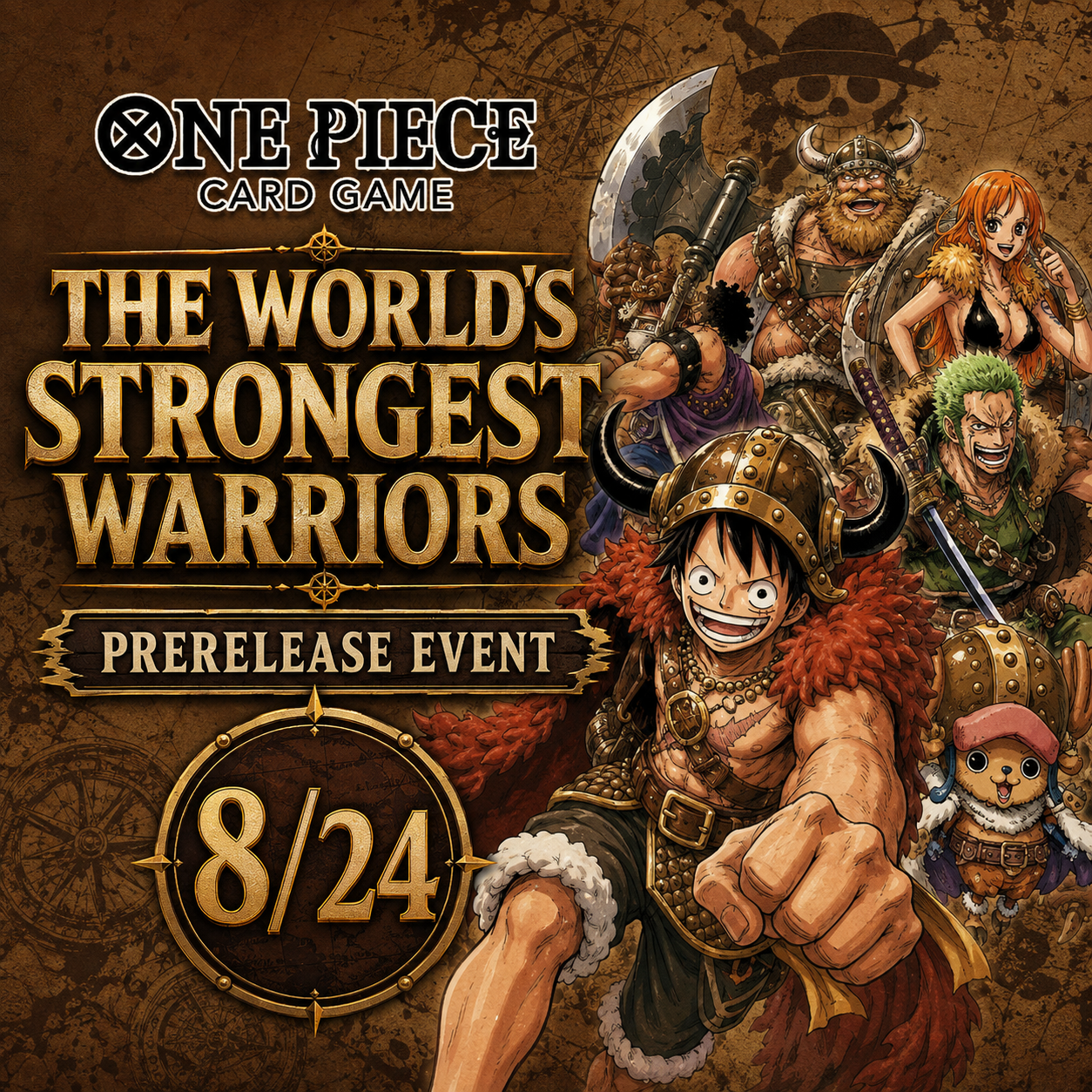 08/24/2026 - One Piece: The World's Strongest Warriors OP-17 Prerelease