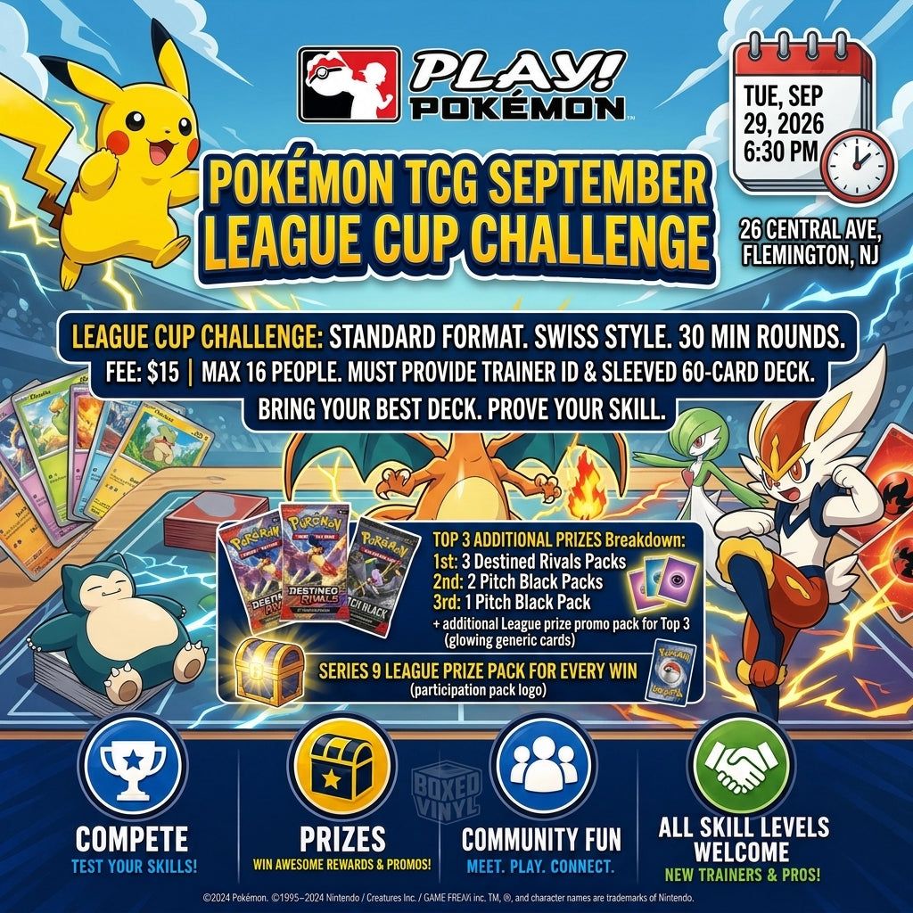 09/29/2026 - Pokemon: September League Cup Challenge