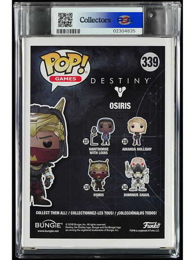 Funko Pop! Destiny: Osiris PSA Graded Vinyl Figure #339 Cert #02304835