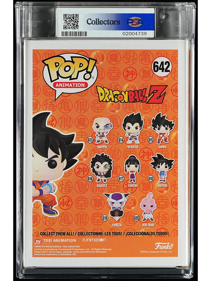 Funko Pop! Dragon Ball Z: Goku (Kamehameha) PSA Graded Vinyl Figure #642 Cert #02004739