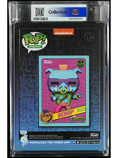 Funko Pop! Teenage Mutant Ninja Turtles: Bebop PSA Graded Vinyl Figure #04 Cert #02304830
