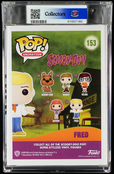 Funko Pop! Scooby-Doo: Fred PSA Graded Vinyl Figure #153 Cert #01007160