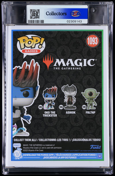 Funko Pop! PSA Graded Magic The Gathering: Oko The Trickster PSA Graded 8.5 NM-MT+ Vinyl Figure #1093 Cert #02309143