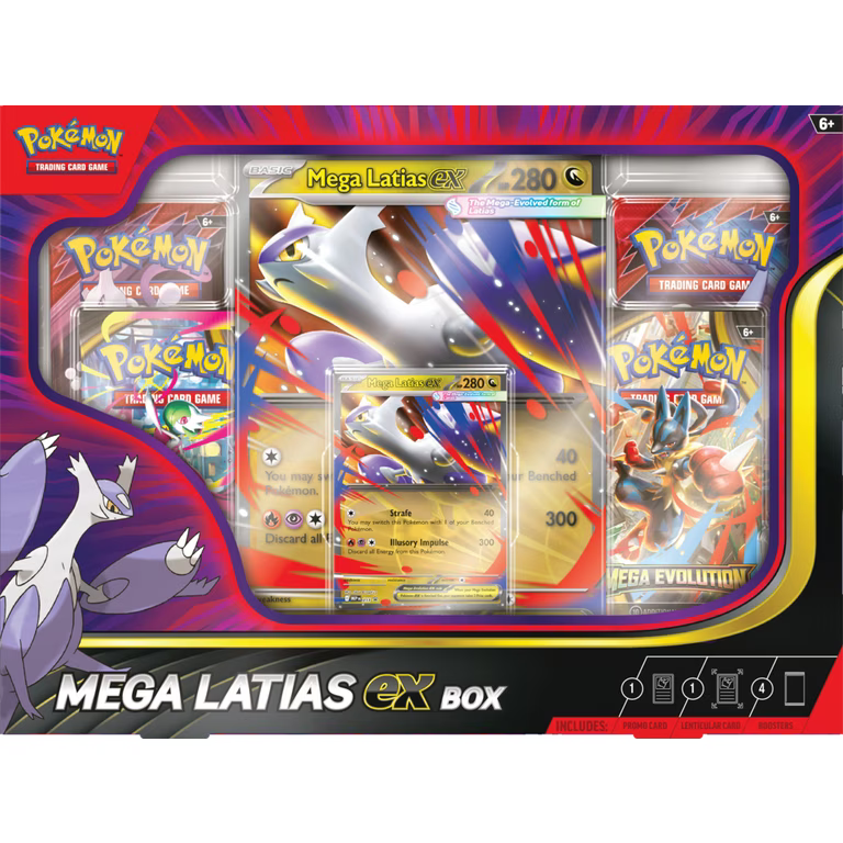 Pokemon TCG: Mega Latias ex Figure Collection Box