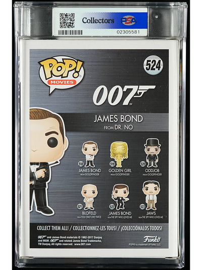 Funko Pop! 007 Dr. No: James Bond (From Dr. No) PSA Graded Vinyl Figure #524 Cert #02305581