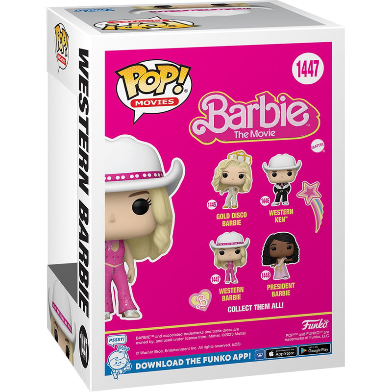 Funko Pop! Barbie the Movie: Western Barbie Vinyl Figure