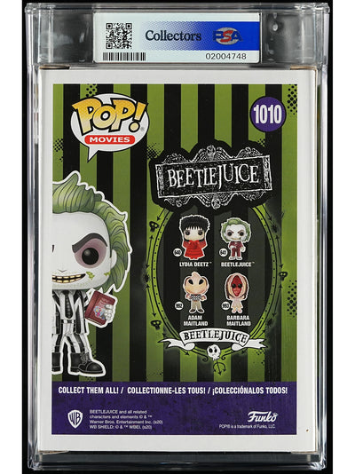 Funko Pop! Beetlejuice: Beetlejuice PSA Graded Vinyl Figure #1010 Cert #02004748