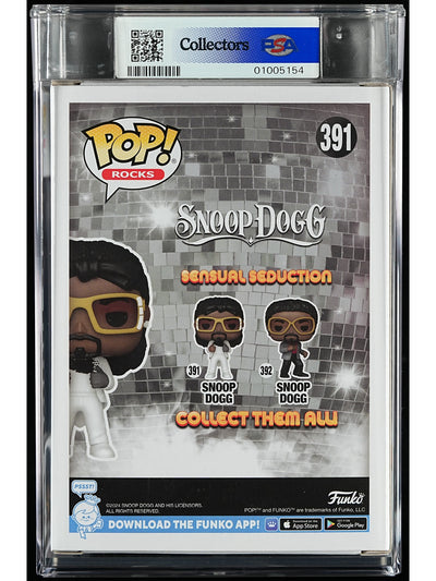 Funko Pop! Snoop Dogg: Snoop Dogg PSA Graded Vinyl Figure #391 Cert #01005154