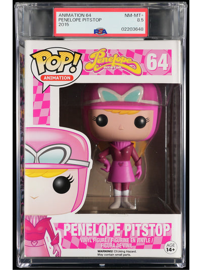 Funko Pop! Penelope Pitstop: Penelope Pitstop PSA Graded Vinyl Figure #64 Cert #02203648