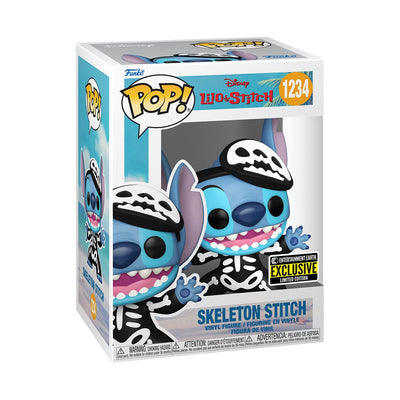 Funko Pop Disney Lilo & Stitch Skeleton Stitch 1234 EE Exclusive Vinyl Figure