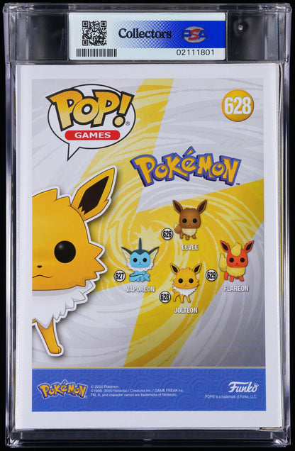 Funko Pop! PSA Graded Pokemon: Jolteon PSA Graded 8.5 NM-MT+ Vinyl Figure #628 Cert #02111801