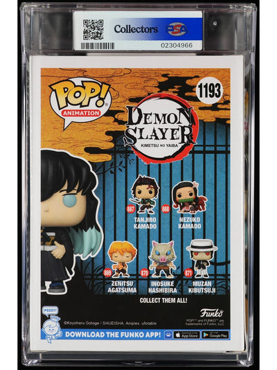 Funko Pop! Demon Slayer: Muichiro Tokito PSA Graded Vinyl Figure #1193 Cert #02304966
