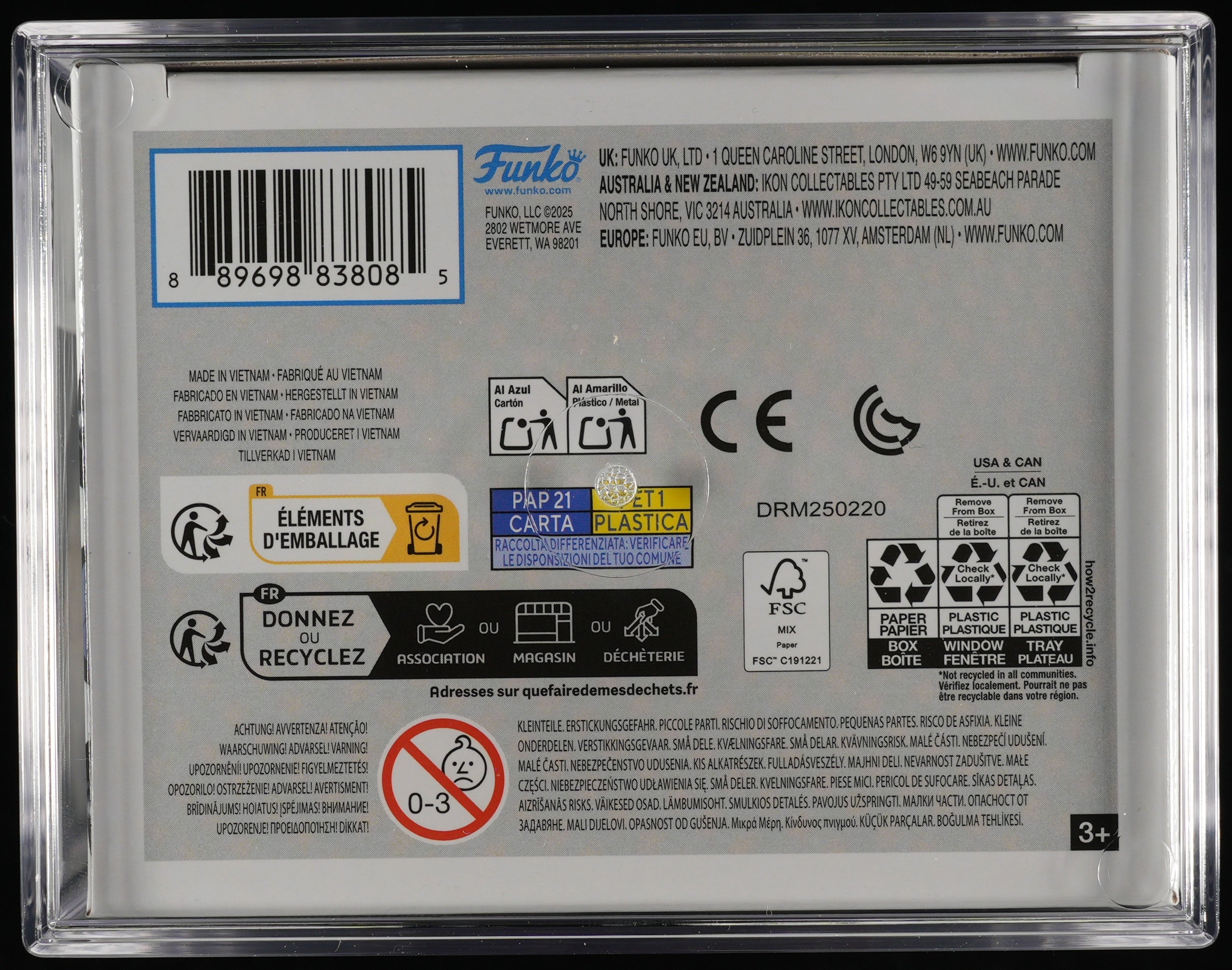 Funko Pop! PSA Graded One Piece: King PSA Graded 10 GEM MINT Vinyl Figure #1893 Cert #02108155