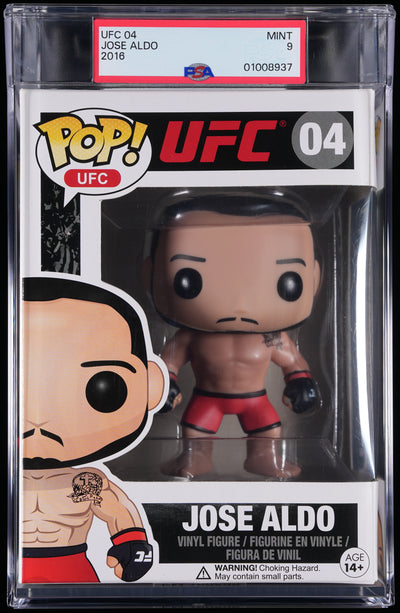 Funko Pop! PSA Graded UFC: Jose Aldo PSA Graded 9 MINT Vinyl Figure #04 Cert #01008937
