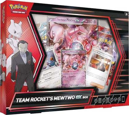Pokemon TCG: Team Rocket’s Mewtwo ex (4 Packs)