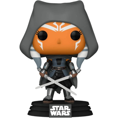 Funko Pop! Star Wars: Hooded Ahsoka with Dual Sabers #467 Exclusive Vinyl Figure