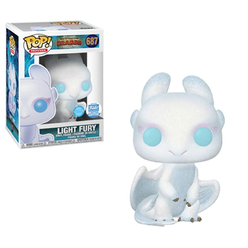 How to Train Your Dragon The Hidden World: Light Fury (Glitter Funko Exclusive)