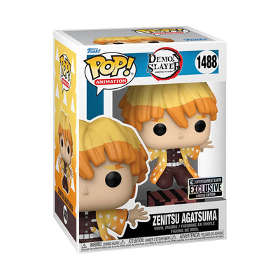 Funko Pop! Demon Slayer: Zenitsu Agatsuma Protecting Nezuko's Box EE Exclusive Vinyl Figure #1488