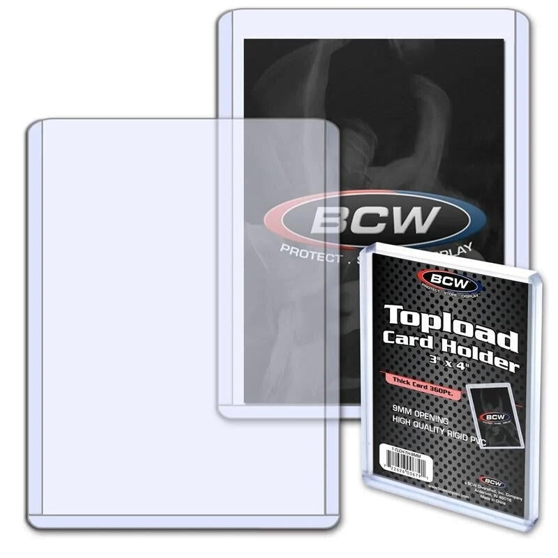 Image for 3" x 4" Thick Card Topload Holder - 360pt. (1-Count) - Collectible Storage