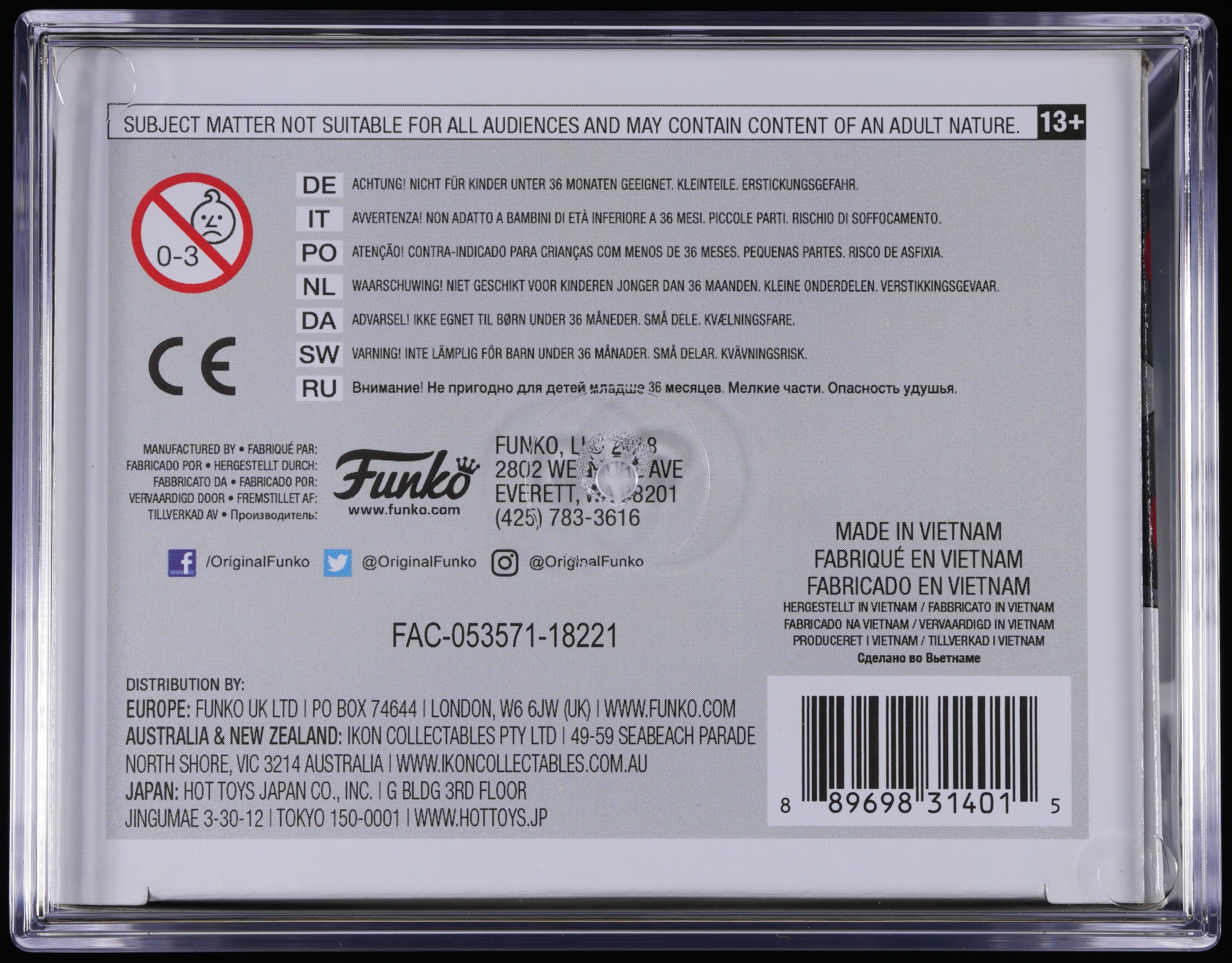 Funko Pop! PSA Graded Marvel: Deadpool with Chimichanga (7-Eleven) PSA Graded 8.5 NM-MT+ Vinyl Figure #349 Cert #02210546