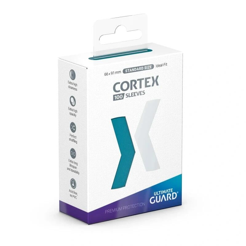 Image for Cortex Sleeves Standard Size - Glossy Petrol (100ct.) - Card Sleeves