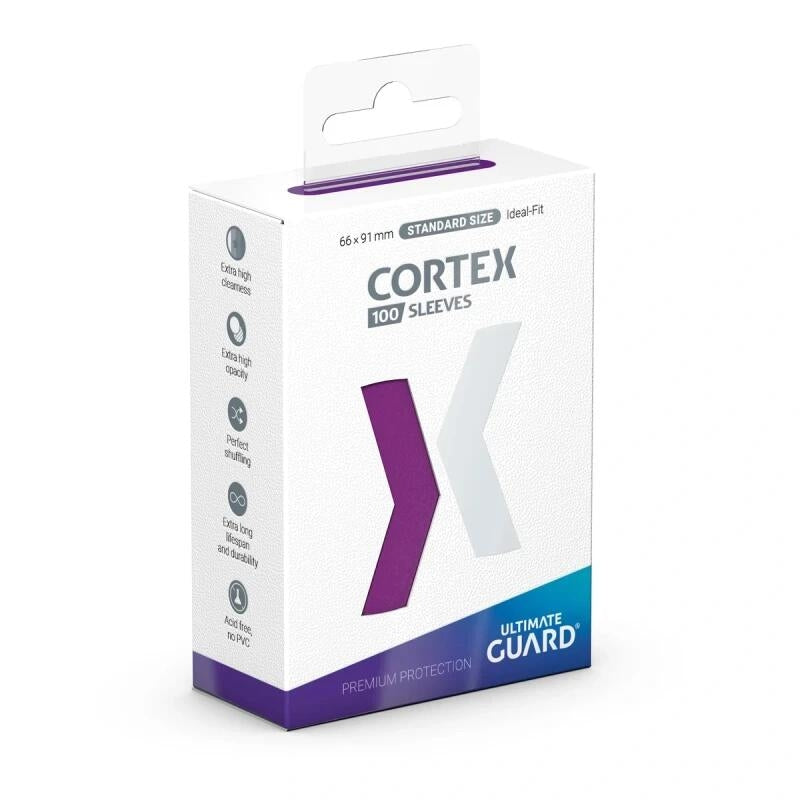 Image for Cortex Sleeves Standard Size - Glossy Purple (100ct.) - Card Sleeves
