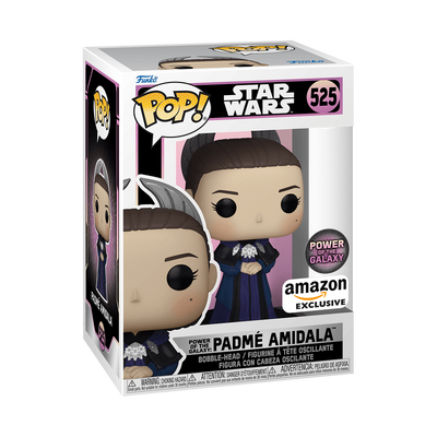 Funko Pop! Star Wars Power of The Galaxy: Padme Amidala Amazon Exclusive #525 Vinyl Figure