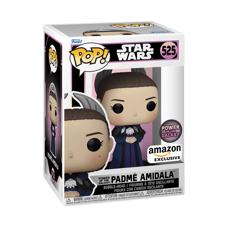 Funko Pop! Star Wars Power of The Galaxy: Padme Amidala Amazon Exclusive #525 Vinyl Figure