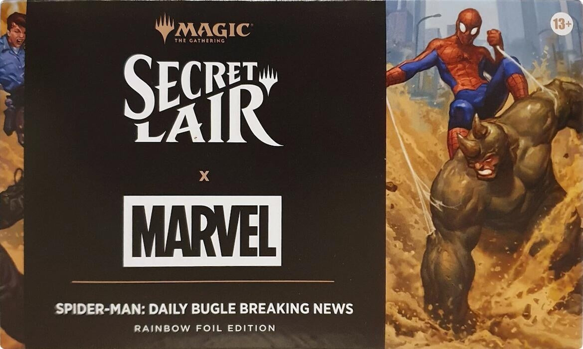 Image for Secret Lair Drop: Secret Lair x Marvel's Spider-Man: Daily Bugle Breaking News - Rainbow Foil Edition - Magic: The Gathering