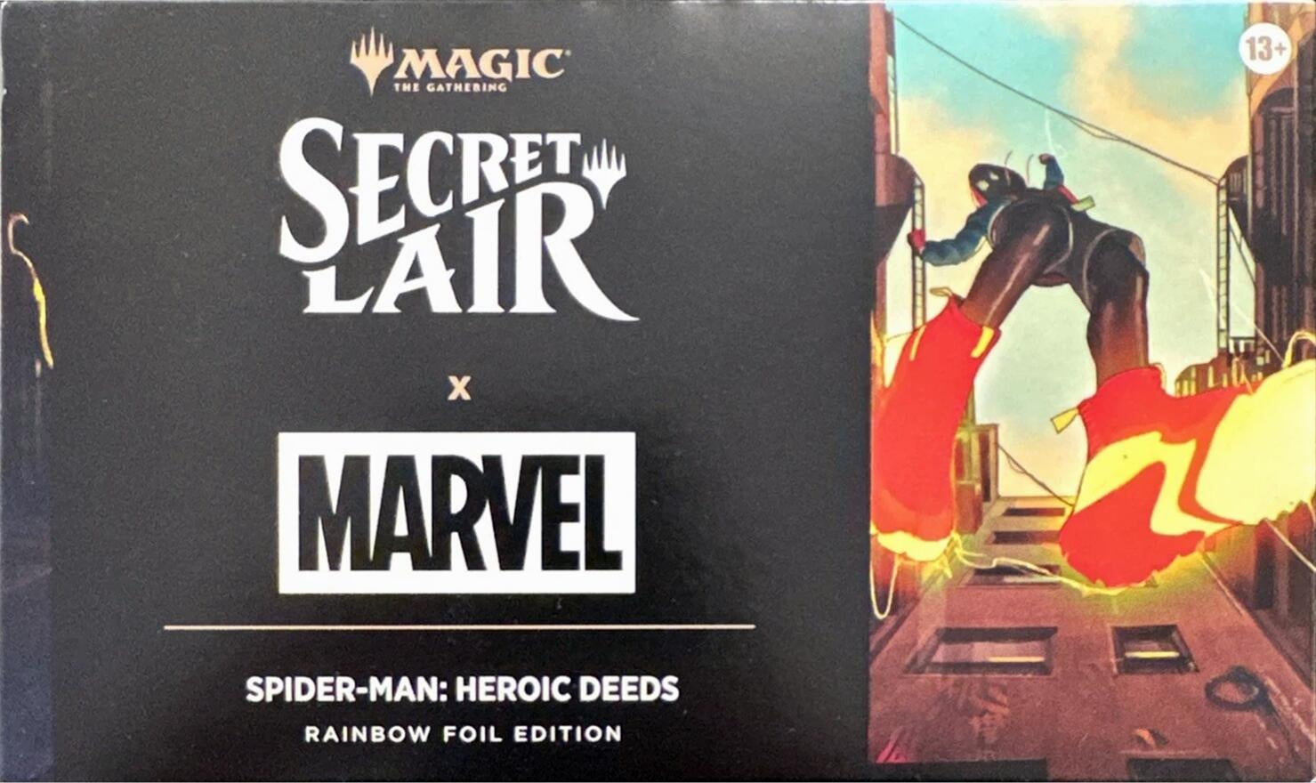Image for Secret Lair Drop: Secret Lair x Marvel's Spider-Man: Heroic Deeds - Rainbow Foil Edition - Magic: The Gathering