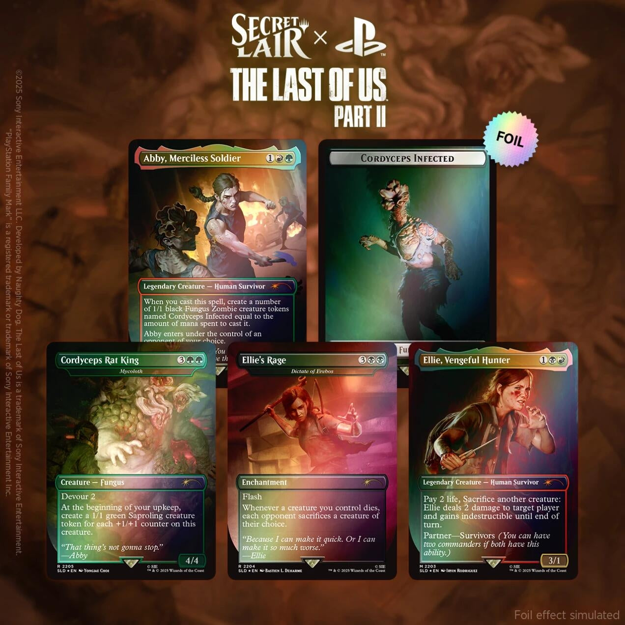 Image for Secret Lair x The Last of Us Part II - Rainbow Foil Edition - Magic: The Gathering