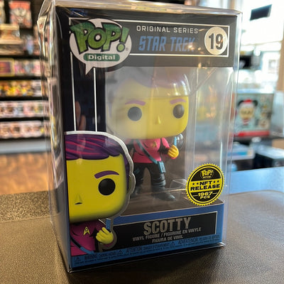 Funko Pop! Digital Star Trek: Scotty #19 Physical Redemption Vinyl Figure