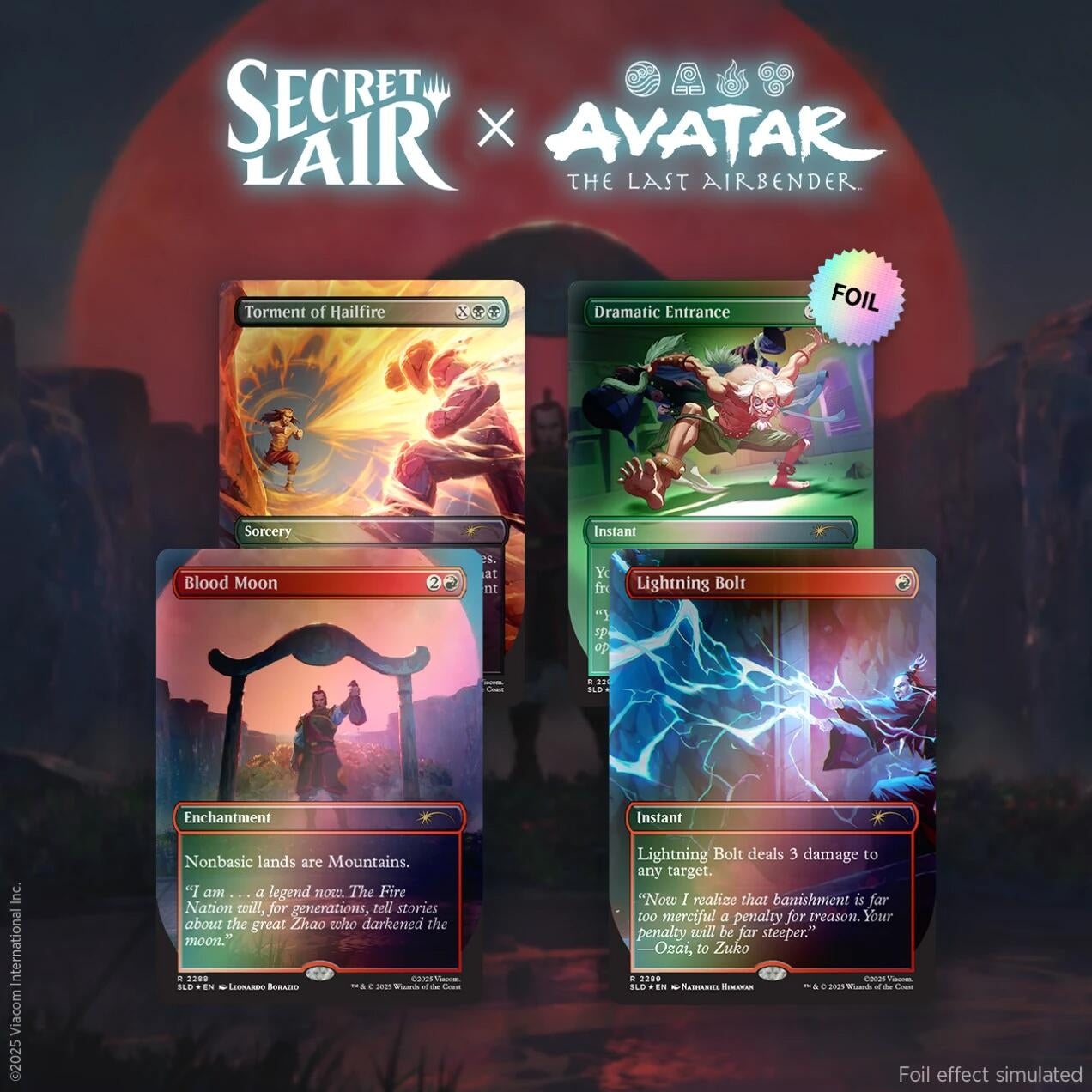 Image for Secret Lair x Avatar: The Last Airbender: Everything Changed - Rainbow Foil Edition - Magic: The Gathering