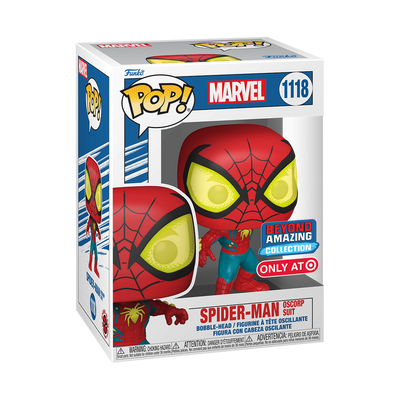 Funko Pop! Funko Pop! Spider-Man Oscorp Suit #1118 Beyond Amazing Collection Exclusive Vinyl Figure