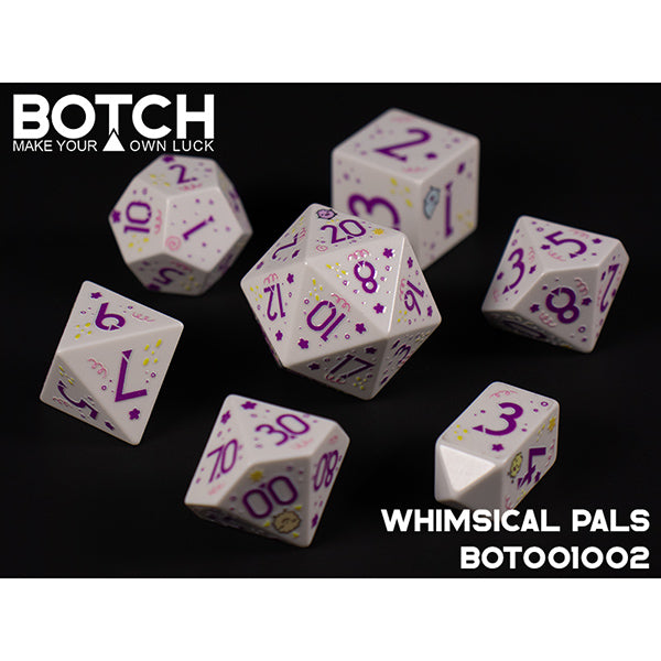 Botch Dice: Whimsical Pals 7-Die Set