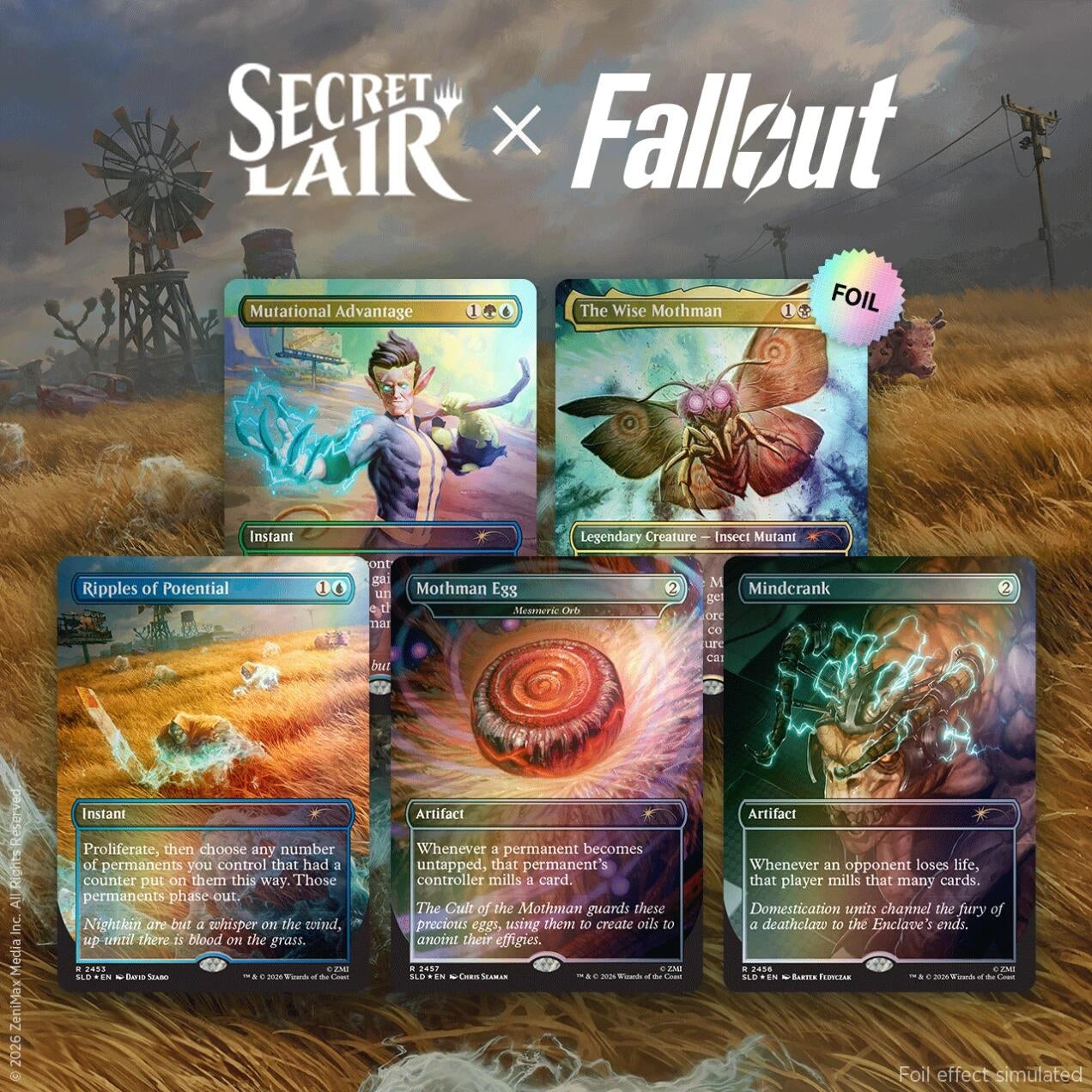 Image for Secret Lair Drop: Secret Lair x Fallout: Rad - Traditional Foil Edition - Magic: The Gathering