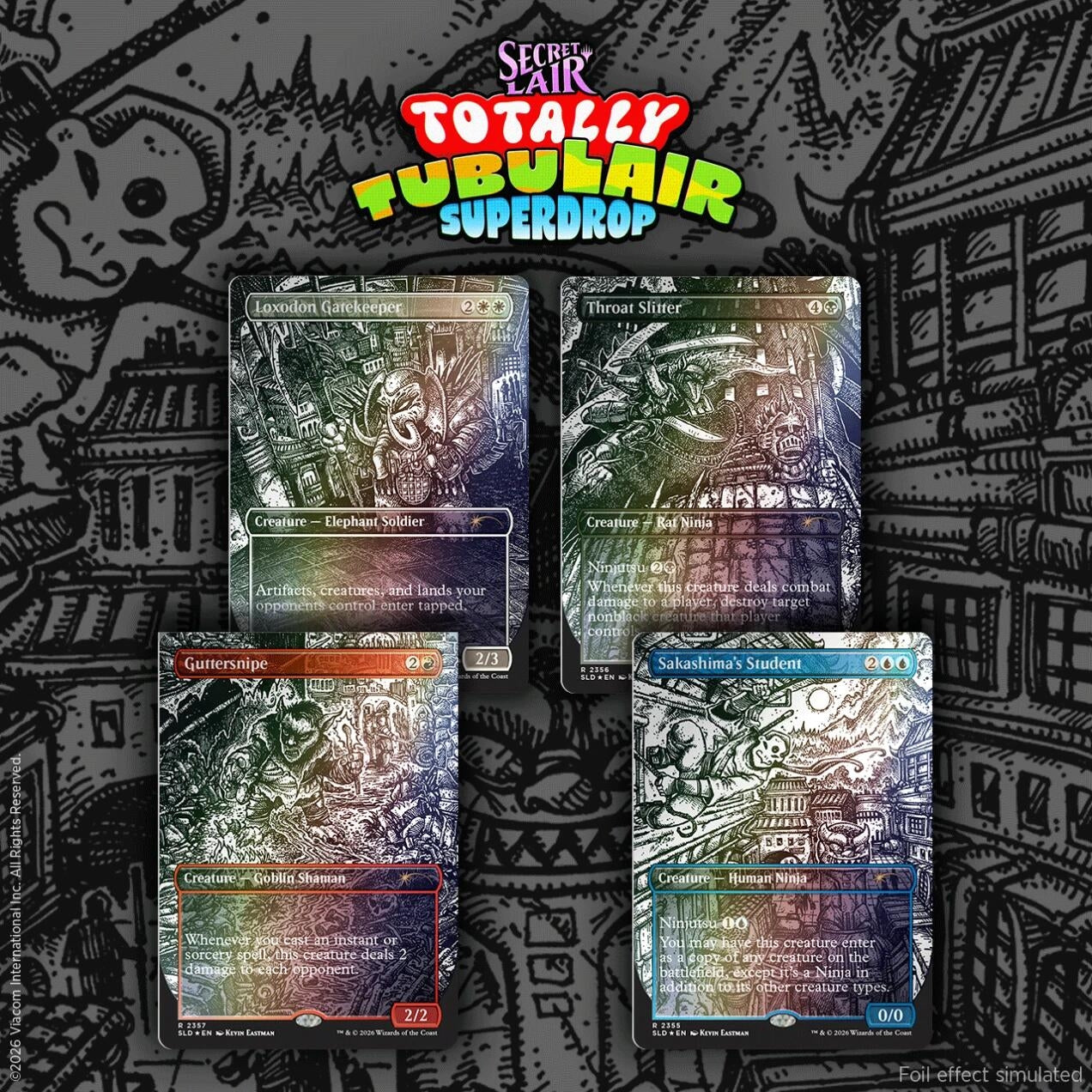 Image for Secret Lair Drop: Featuring: Kevin Eastman (Inks) - Traditional Foil Edition - Magic: The Gathering