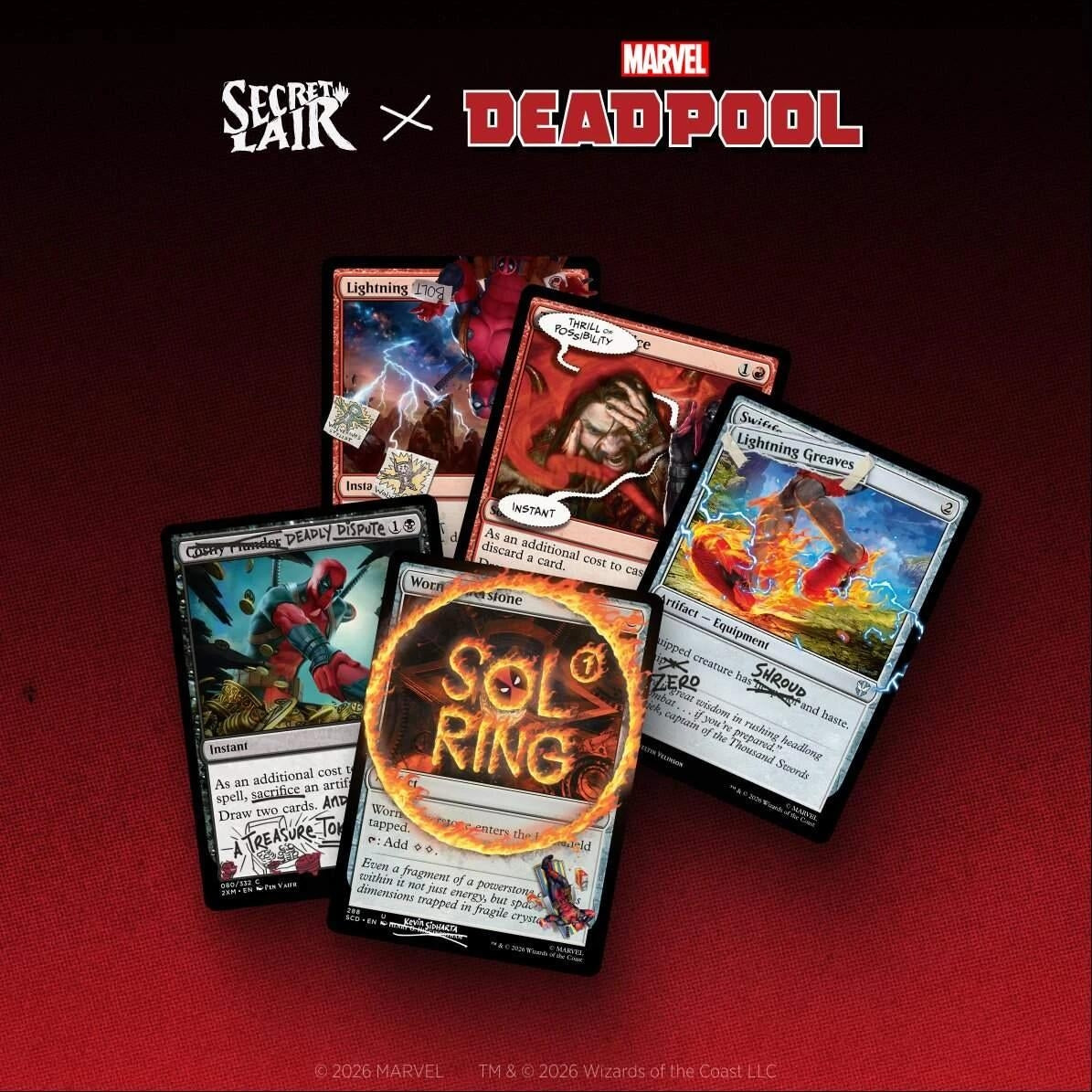 Image for Secret Lair Drop: Secret Lair x Marvel's Deadpool: I Fixed It (You're Welcome) - Non-Foil Edition - Magic: The Gathering