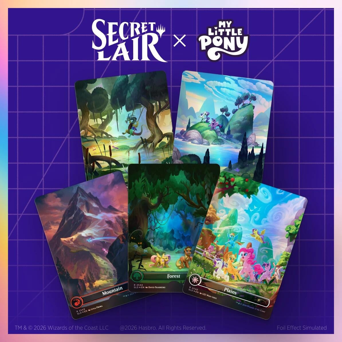Image for Secret Lair Drop: Secret Lair x My Little Pony: The Lands of Equestria - Traditional Foil Edition - Magic: The Gathering
