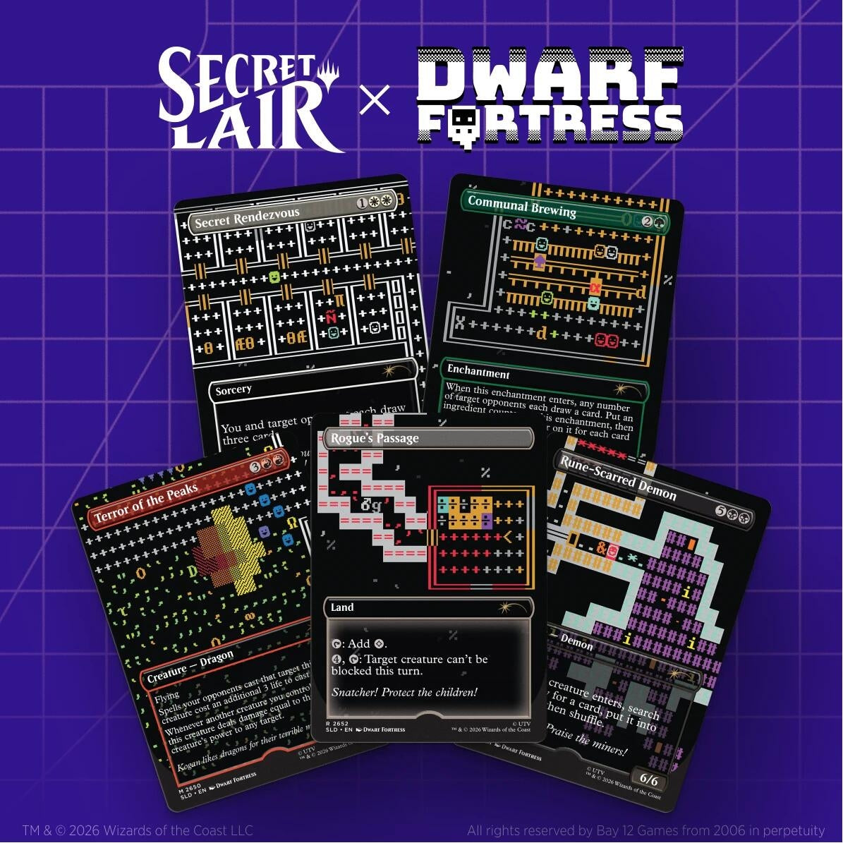 Image for Secret Lair Drop: Secret Lair x Dwarf Fortress: Create New World - Non-Foil Edition - Magic: The Gathering