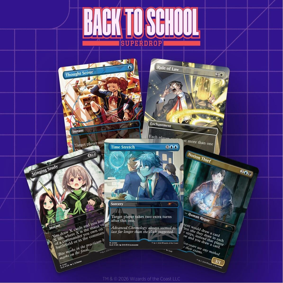 Image for Secret Lair Drop: Maho Gakuin Seishun Hakusho - Non-Foil Edition - Magic: The Gathering