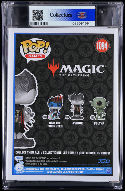 Funko Pop! PSA Graded Magic The Gathering: Ashiok PSA Graded 8.5 NM-MT+ Vinyl Figure #1094 Cert #02309159