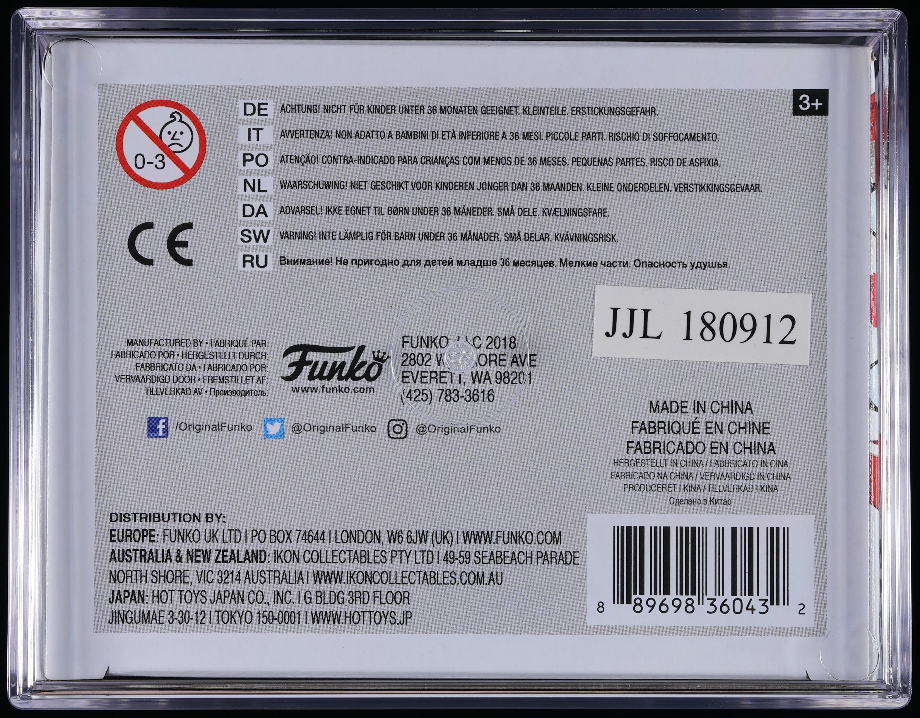 Funko Pop! PSA Graded IT: Pennywise w/Teeth (FYE) PSA Graded 8.5 NM-MT+ Vinyl Figure #473 Cert #02210548