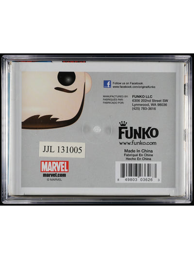 Funko Pop! Marvel Spider-Man: Peter Parker PSA Graded Vinyl Figure #34 Cert #02106201