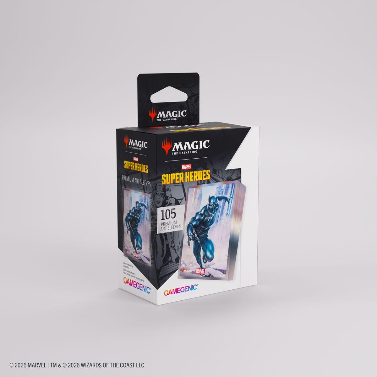 Image for Magic: The Gathering Marvel Superheroes Premium Art Sleeves - Black Panther - Card Sleeves
